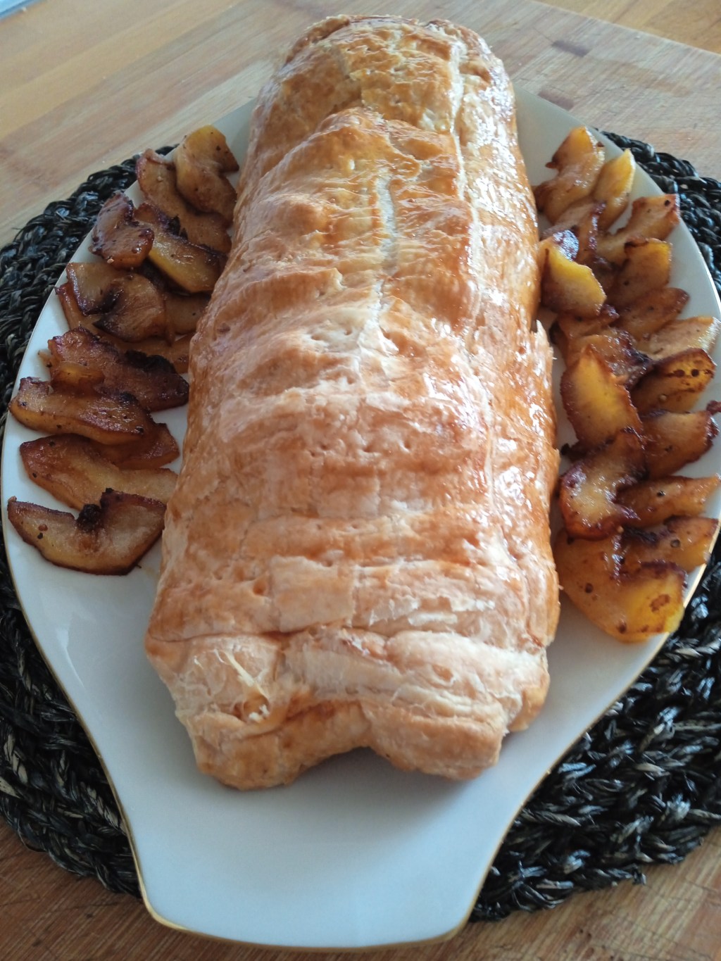 Solomillo en hojaldre.