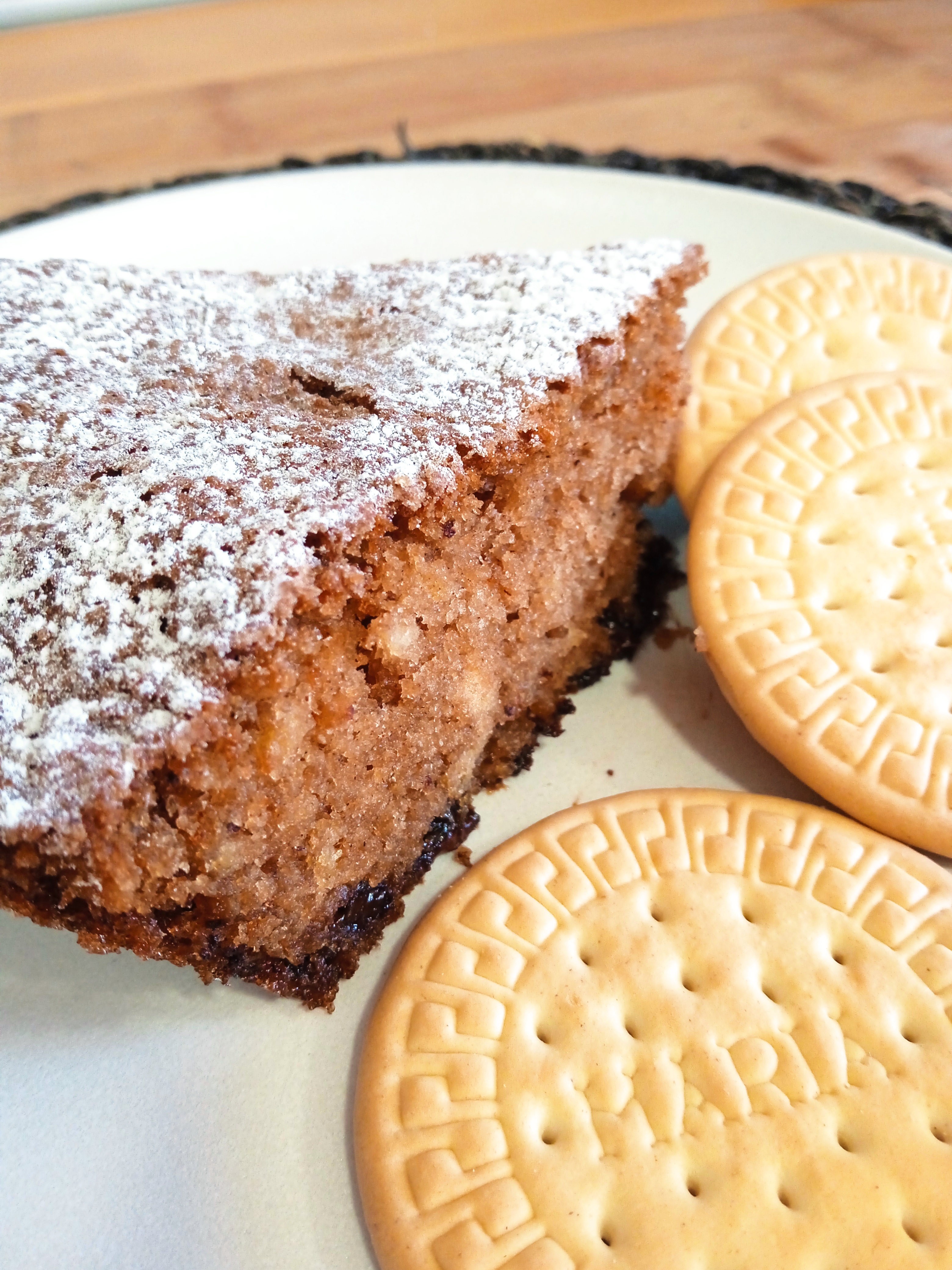 Bizcocho de galletas.