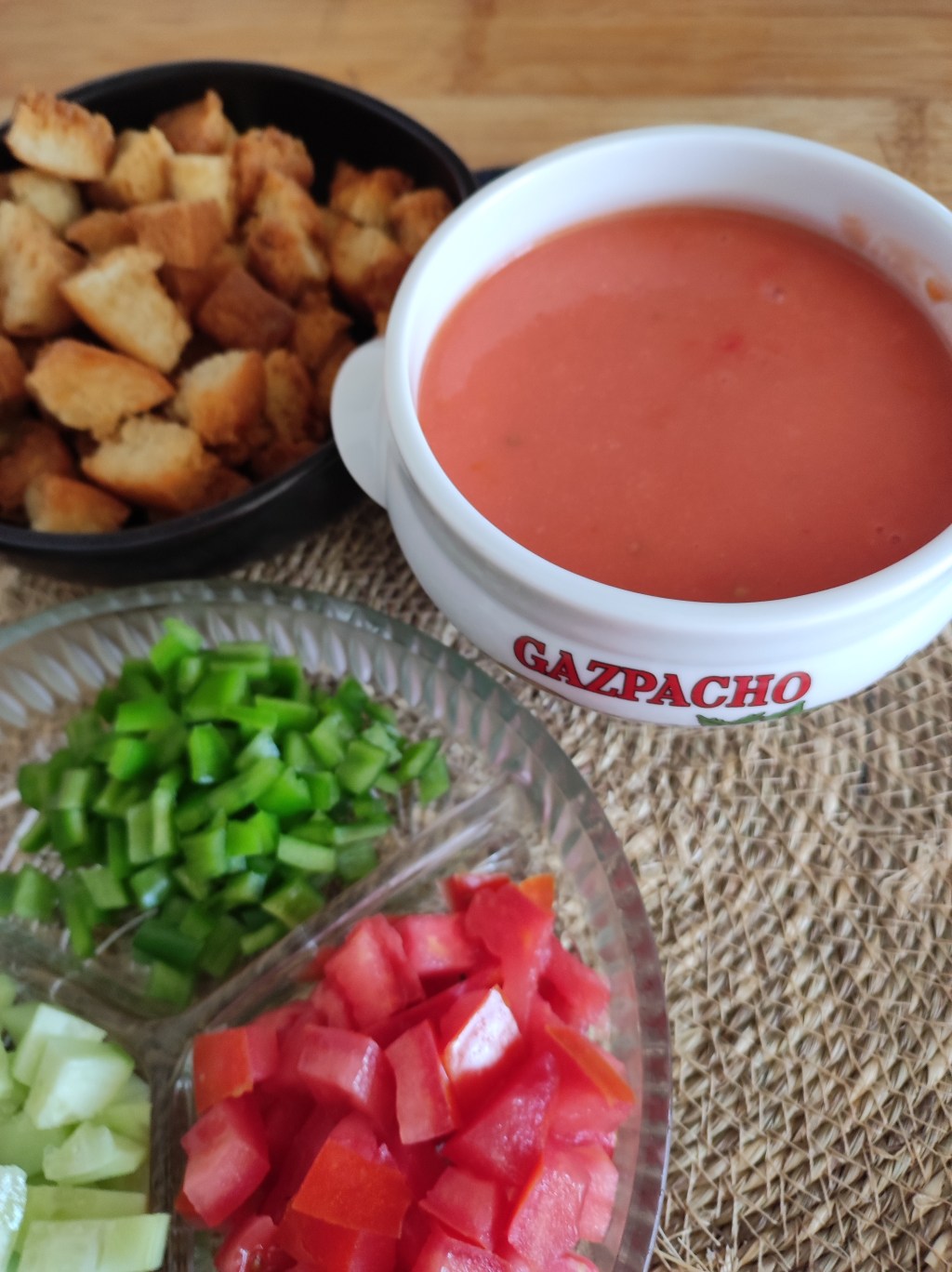Gazpacho andaluz.