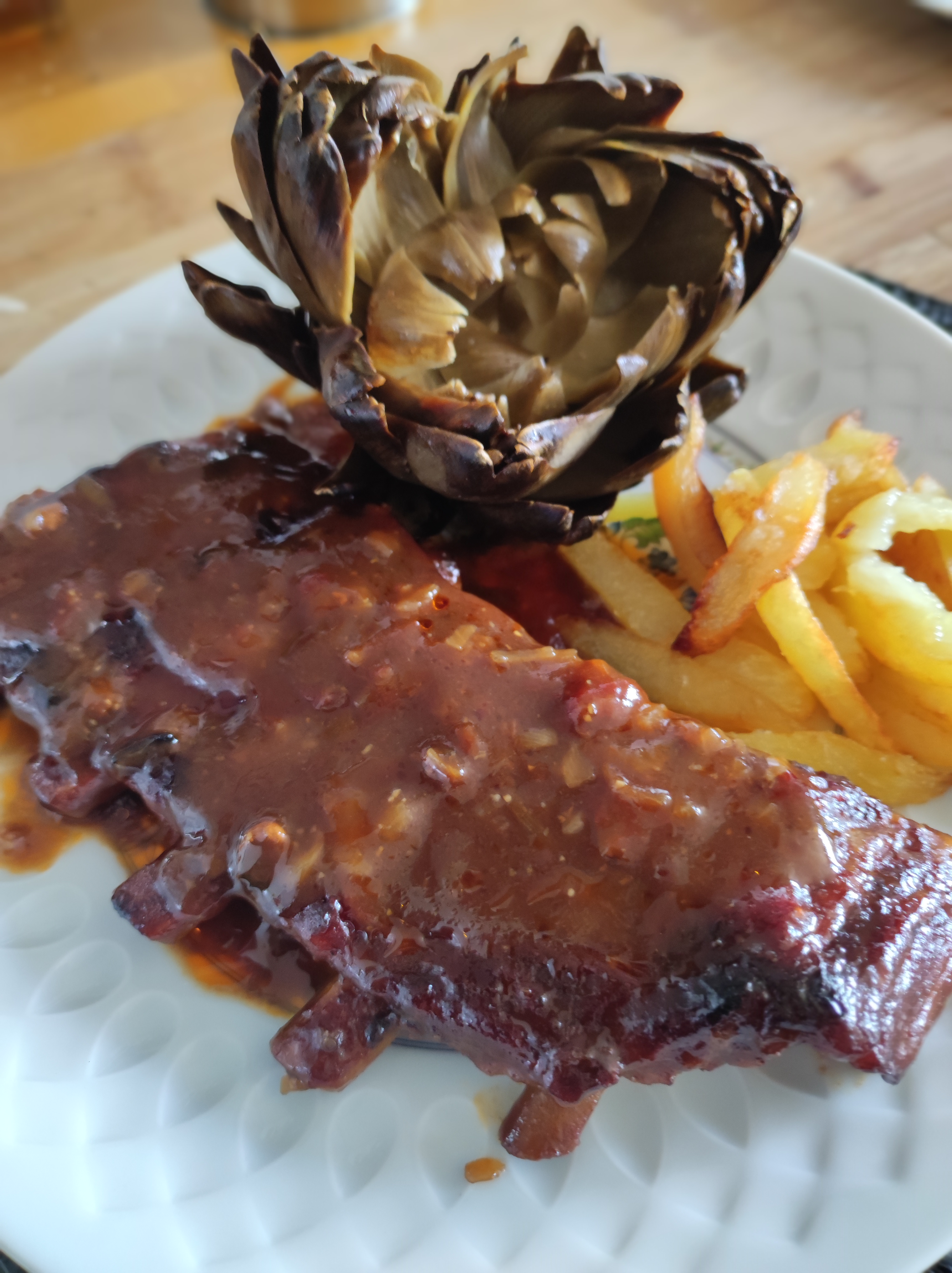 Costillas a la Coca-Cola.